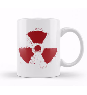 Radiation Baskılı Kupa Bardak Porselen