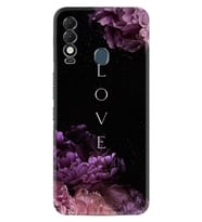 Spark 8T Kılıf Silikon Desen Özel Seri Love Flow 1664