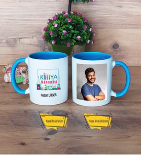 Kimya Mühendisi Kupa Bardak Mavi Fotoğraflı Mühendisler Günü Hediyesi