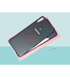 Samsung Galaxy A20S Uyumlu FULL KASA Arka Kapak Batarya Kapağı - SİYAH