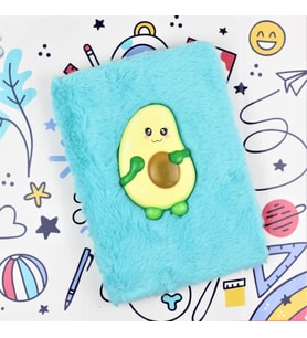 Sevimli Avokado Squishyli Peluş Defter