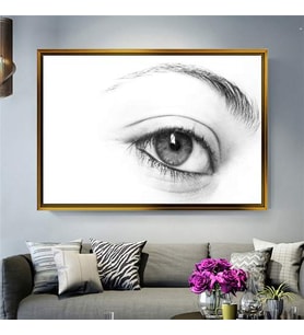Altın Çerçeveli dekoratif tablo a1531 (Gold)