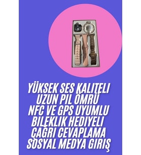 İthalat® Genç Kızlara Özel Akıllı Saat 41 Mm Çağrı Cevaplayabilen Nfc Gps Uyumlu