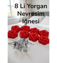 8 'li Gül Şeklinde Çok Amaçlı Yorgan Sabitleme Iğnesi Çarşaf Yorgan Kılıfı Sabitleyici