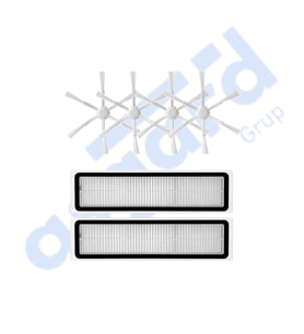 Dreame D10S, D10S PRO, D9 MAX GEN2 Uyumlu 4 Yan Fırça 2 Filtre PKT-iasgf0000208