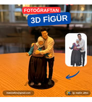 MakinaFleo Kişiye Özel 3D Ana & Evladı Figür (25cm)