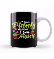 I Love Plants So Much I Soil Myself Succulent Pun Kupa Bardak Porselen