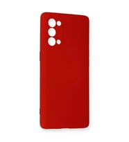 Reno 5 Pro Kılıf Nano İçi Kadife  - Kırmızı
