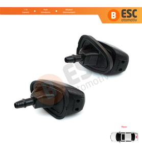 Fiat Doblo Fiorino Punto Nemo Bipper için Arka Cam Silecek Su Fıskiyesi 60666173