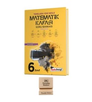 KafaDengi 6. Sınıf Matematik Soru Bankası ve Telefon Standı