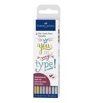 Faber Castell Pitt Kaligrafi Seti Metalik 4'lü 