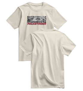 Unisex Kısa Kollu Falastinian ve Zincirli Gözler Baskılı Tişört S - 2xl T300029 (Krem)