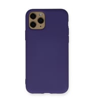 Iphone 11 Kılıf Nano Içi Kadife Silikon - Mor