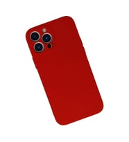 İphone 13 Pro Kılıf Nano İçi Kadife Silikon - Kırmızı