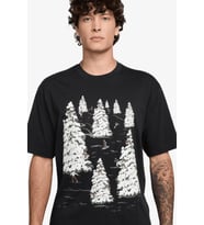 Nike Jordan Brooklyn Holiday Crew Mens Black Tee Grafik Baskılı Pamuklu Erkek Tişört Siyah