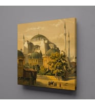 CAMİ KANVAS TABLO 60x60cm (Karışık)