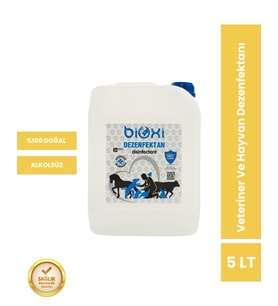 Bioxi® Veteriner ve Hayvan Dezenfektanı 5 LT  Etkili Hipokloröz Asit (HOCl) Bazlı Çözüm
