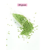 Dökme Cam Kum Boncuk (11/0) 2 mm - 20 Gram - Açık Yeşil - BNC003