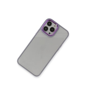 İphone 14 Pro Kılıf Dora Kapak - Lila