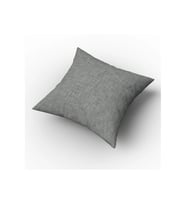 Degrade Keten Kumaş Gri Kırlent 45*45 Cm - 748