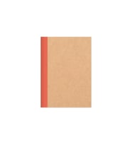 Çizgili Stickerli Kraft Kapak Defter Mor 18,5*26 50 Yp. (Kırmızı)
