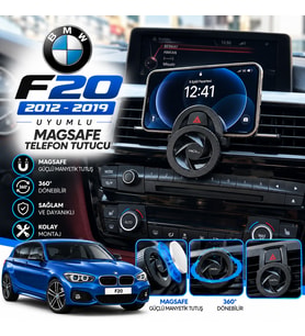 Bmw F20 uyumlu Araç Içi Premium Telefon Tutucu - Araba Telefon Tutacağı Havalandırma Için