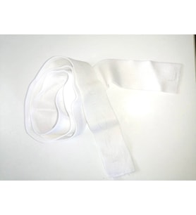 Lastik beyaz desenli  3,5Cm  5Mt Şort,Paça,kol Ve Don Lastiğidir 1 Paket 5Mt