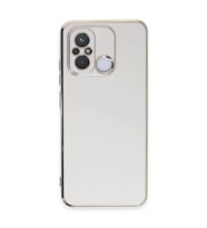 Xiaomi Redmi 12c Kılıf Volet Silikon - Beyaz
