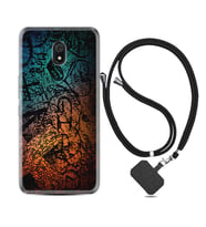 Xiaomi Redmi 8A 8 Pro 9C 9T 10C 11T Pro Kılıf Boyun Askılı Silikon İşaretler Tuval 1716