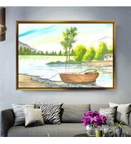 Altın Çerçeveli dekoratif tablo a702 (Gold)