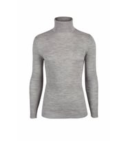 Erkek Örgü Desenli Tam Balıkçı Yaka Slim Fit Triko Kazak 21K-6300114-01 Gri