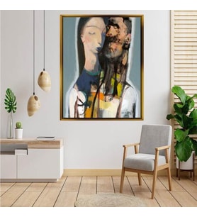 Altın  Çerçeveli tablo ss856