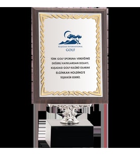 ODAK KUPA - Ahşap Plaketler - PL-022-M A - 18x24 cm