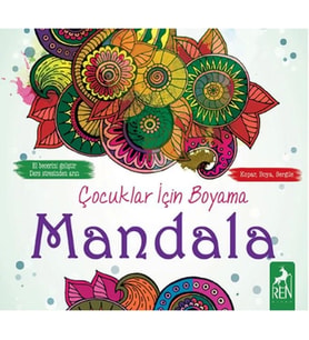 Çocuklar İçin Boyama - Mandala