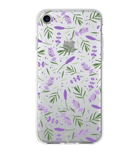 PrintiFy Apple  iPhone SE (2020) ile Uyumlu 1mm Slim Fit Water Color 3 Baskılı Şeffaf  Kılıf