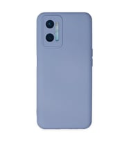 Oppo A96 Kılıf Nano İçi Kadife Silikon - Lila