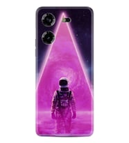 Tecno Pova 5 Kılıf Resimli Desenli Silikon Platinium Series Astro Purple2 1907