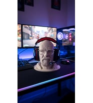 Heisenberg Walter White Kulaklık Standı (Beyaz)