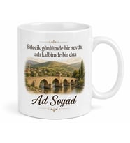 Bilecikli Hemşehriye Özel İsimli Baskılı Kupa Bardak Hediye