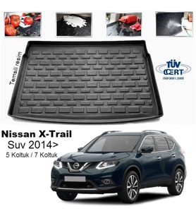Nissan X-Trail Bagaj Havuzu Paspası 2014 Sonrası