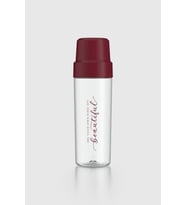 Renga Nest Yazı Desenli 800 ml Bardaklı Tritan Matara 912085 Bordo