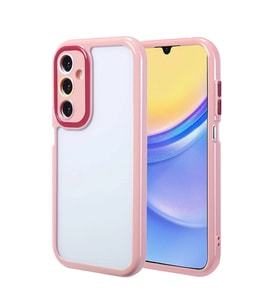 Galaxy A15 Kılıf Kamera Korumalı Renkli Kenar ve Çerçeve Tasarımlı Zore Vitamin Kapak