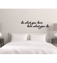 BK Home Do What You Love Ahşap Duvar Yazısı-1 (Siyah)