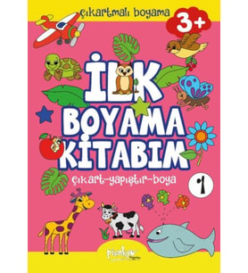 Çıkartmalı İlk Boyama Kitabım 3+ Yaş-1