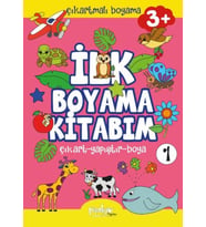 Çıkartmalı İlk Boyama Kitabım 3+ Yaş-1