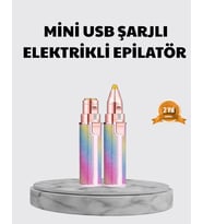 Mini Yüz ve Kaş Epilatörü – 8000 RPM Güçlü Motor ve Paslanmaz Çelik Başlık