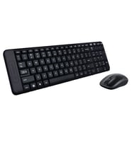 LOGITECH MK220 Kablosuz Q Trk Siyah Multimedya Klavye - Mouse Set 920-003163
