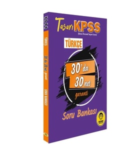 Tasarı KPSS Türkçe 30'da 30'Net