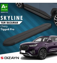 S-Dizayn Chery Tiggo8 Pro Skyline Siyah Yan Basamak 183 Cm 2022 Üzeri A+ Kalite