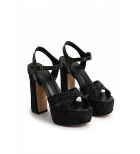 Elit FLS053-451C Kadın Platform Ayakkabı Siyah